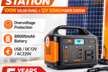 Solar Panel with Power Station 300w 86000mah Solar Generator Powerbank Outdoor Solar Power Station